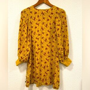 Harper Canyon Girls Dress Yellow Fox XL  14-16